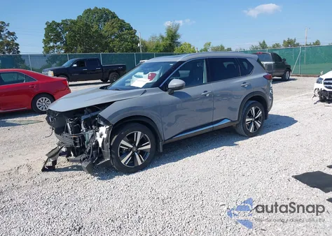 2021 Nissan Rogue Platinum Fwd from USA, damaged, VIN JN8AT3DC6MW104355